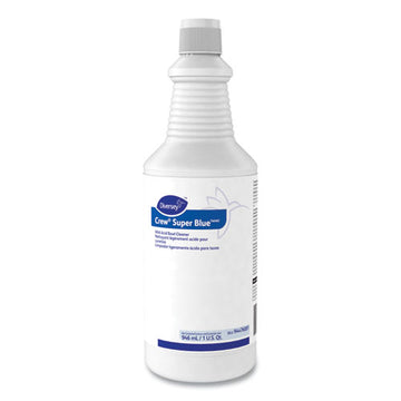 Diversey™ Crew Super Blue Mild Acid Bowl Cleaner, Citrus, 32 Oz Squeeze Bottle, 12-carton freeshipping - TVN Wholesale